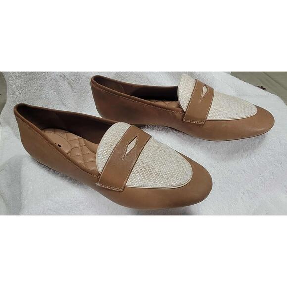 NWT Womens Birdies The Vesper Cappachino Driver Leather Loafers size 10.5 Preppy - Picture 2 of 7